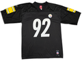 Reebok Pittsburgh Steelers James Harrison 92 Replica Home Jersey