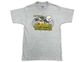 Reebok Steelers 43 Polamalu Covers the Rest Crewneck T-Shirt