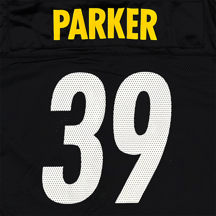 Reebok Pittsburgh Steelers Willie Parker 39 Replica Home Jersey