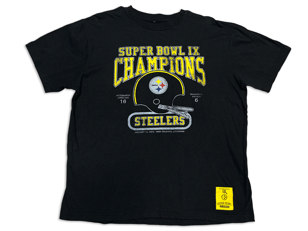 Reebok Gridiron Classic Super Bowl IX Champions Steelers T-Shirt