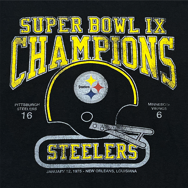 Reebok Gridiron Classic Super Bowl IX Champions Steelers T-Shirt