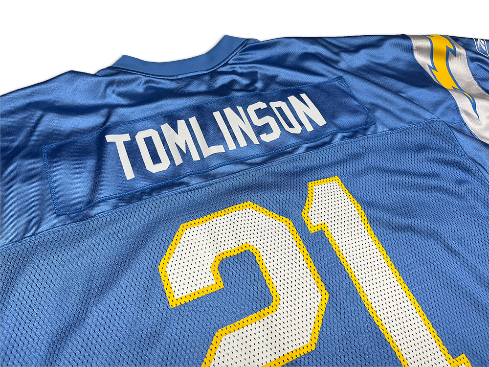 Reebok San Diego Chargers LaDainian Tomlinson 21 Replica Alt Home Jersey