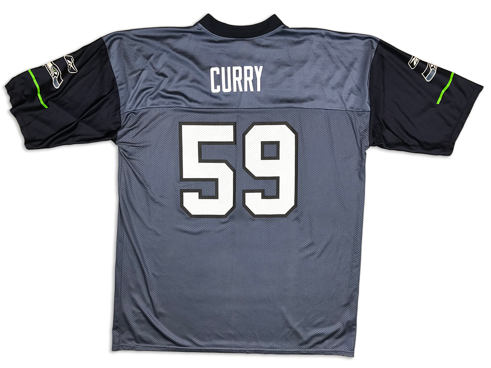 Reebok Seattle Seahawks Aaron Curry 59 Replica Home Jersey