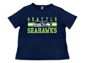 NFL Team Apparel Seattle Seahawks Scoop Neck T-Shirt