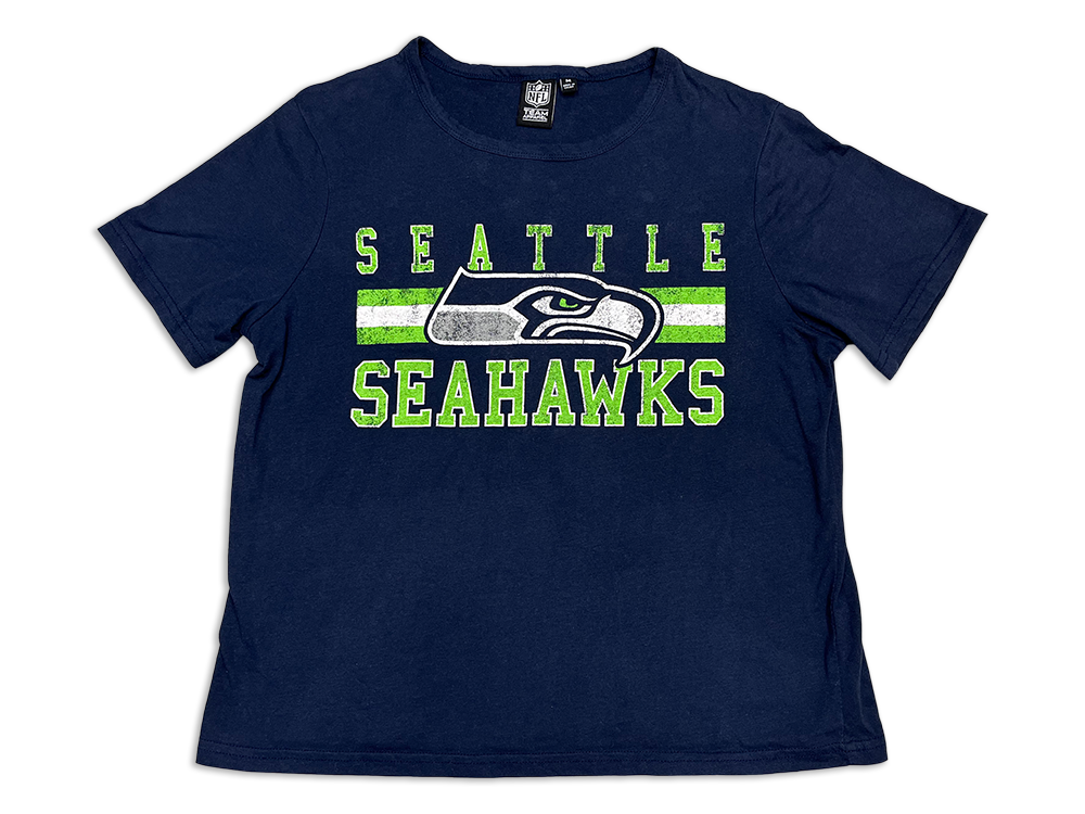 NFL Team Apparel Seattle Seahawks Scoop Neck T-Shirt