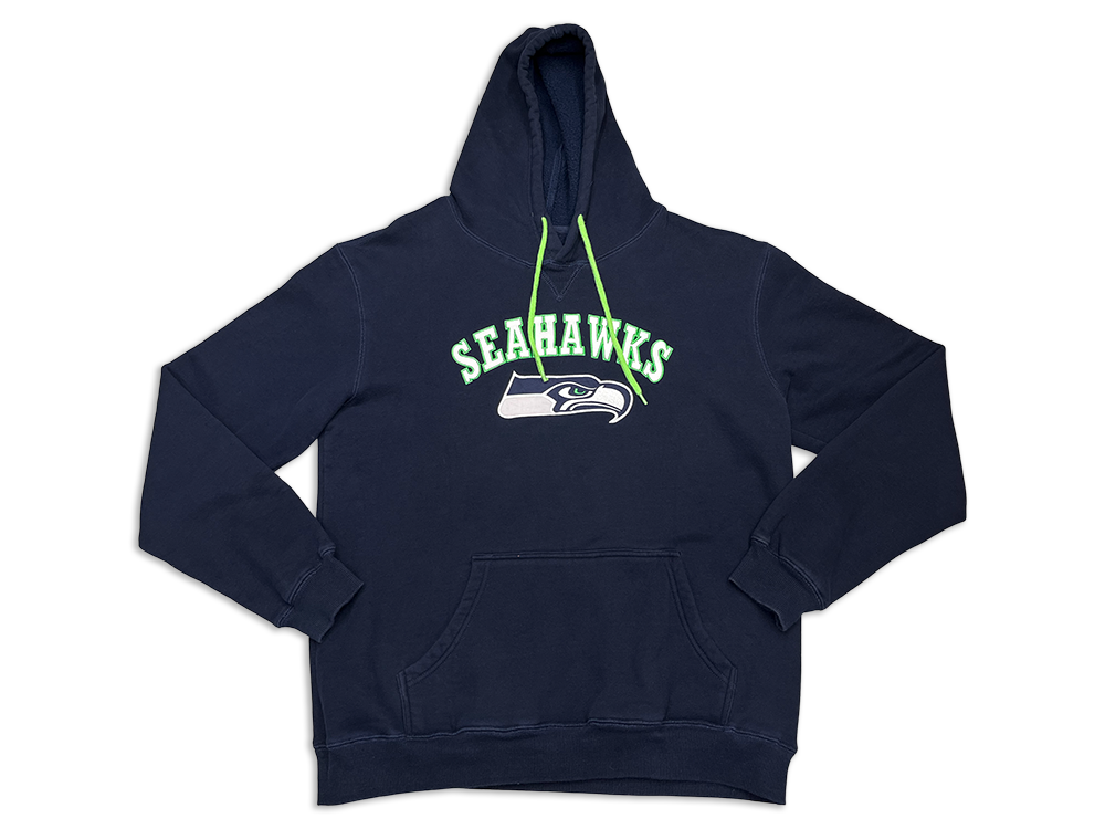 Seattle Seahawks Embroidered Applique Hoodie Sweatshirt,