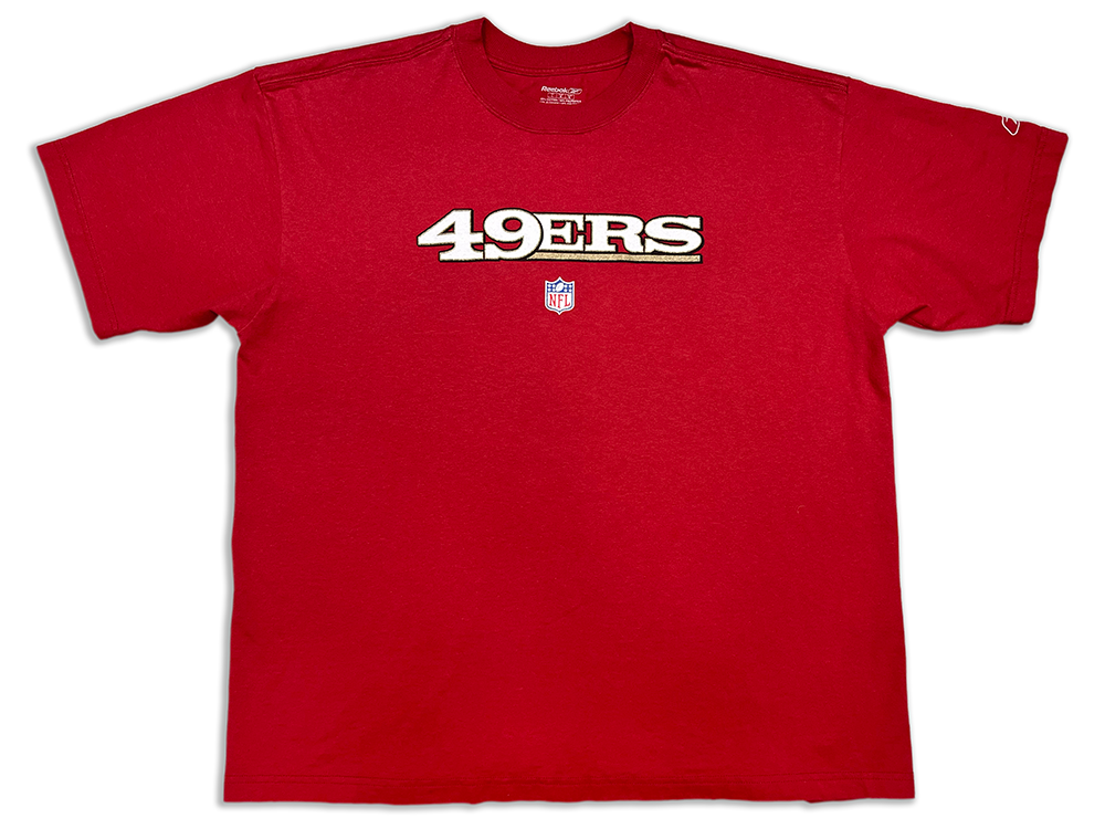 Reebok San Francisco 49ers Wordmark Graphic T-Shirt