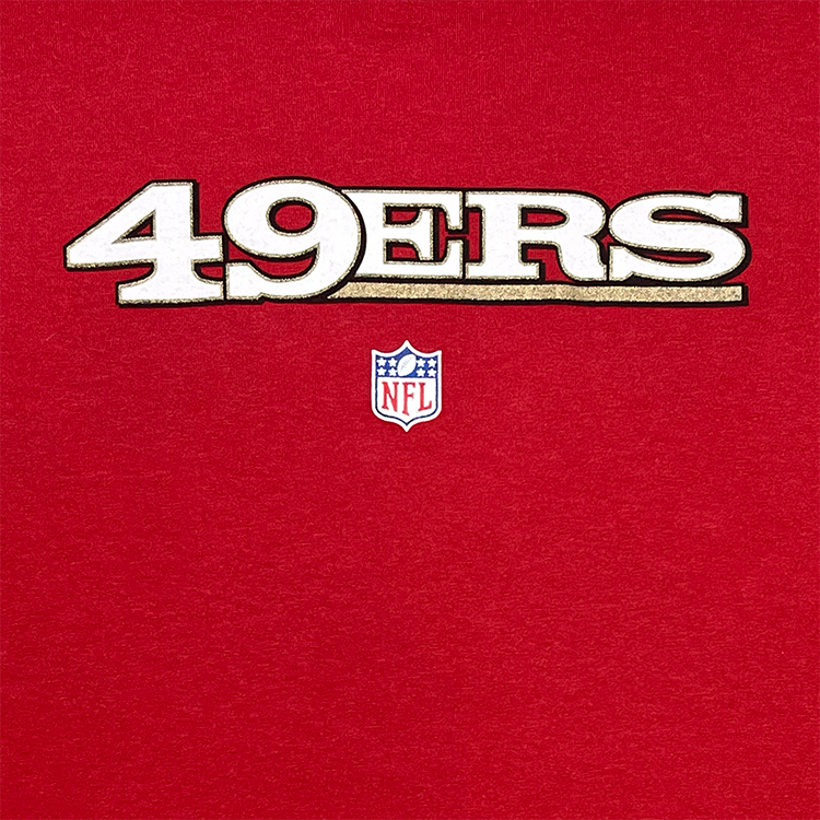 Reebok San Francisco 49ers Wordmark Graphic T-Shirt