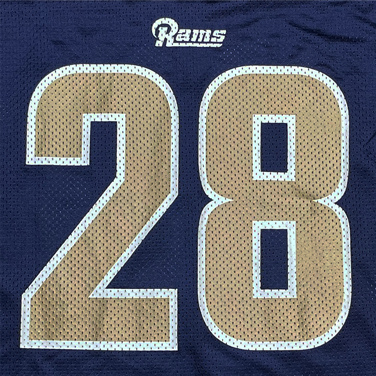 Reebok St. Louis Rams Marshall Faulk 28 Replica Home Jersey