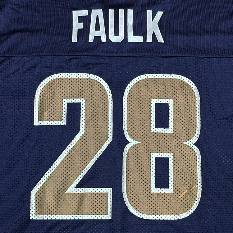 Reebok St. Louis Rams Marshall Faulk 28 Replica Home Jersey