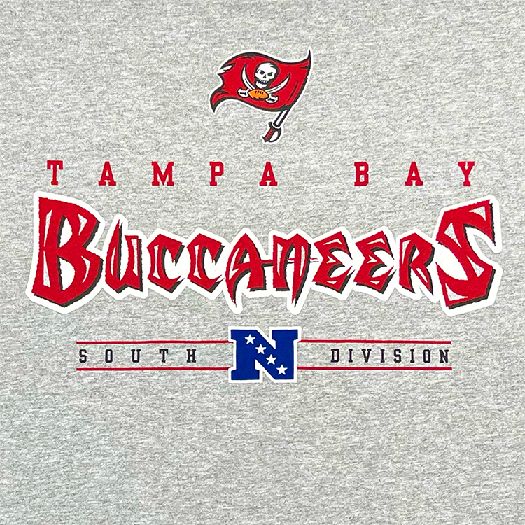 NFL Team Apparel Tampa Bay Buccaneers Style 2952 Crewneck T-Shirt