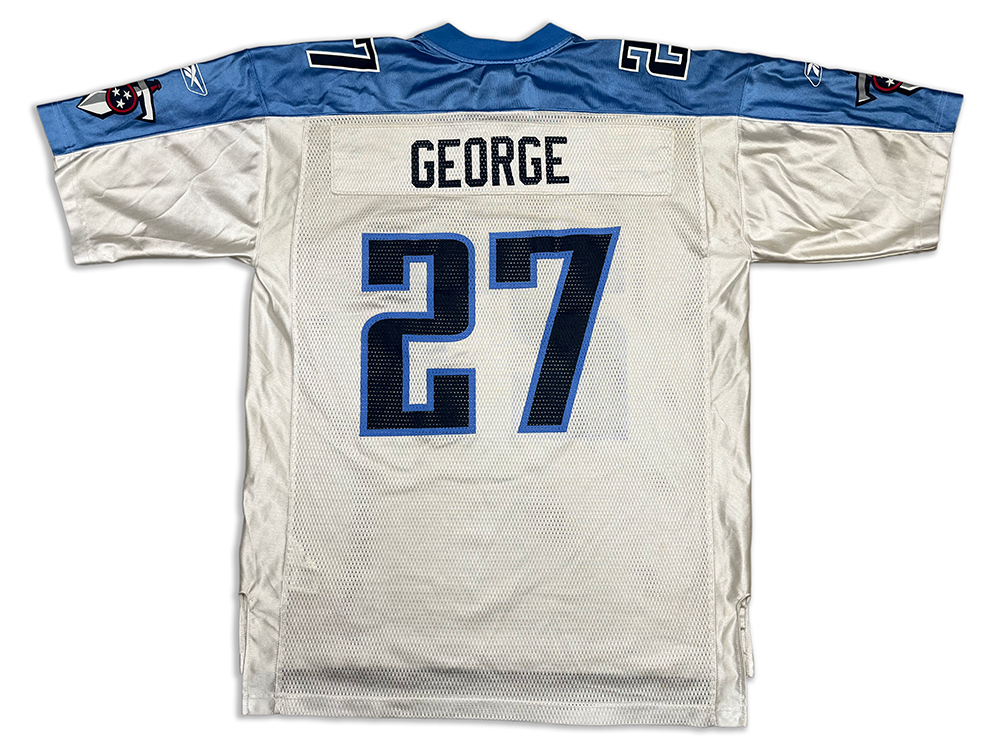Reebok Tennessee Titans Eddie George 27 Replica Away Jersey
