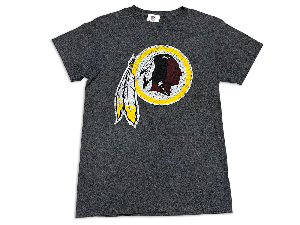 NFL Team Apparel Washington Redskins Distressed Logo T-Shirt